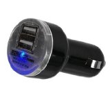 mumbi Mini KFZ USB Adapter DUAL - 2 USB Ports mit bis zu 2.1A 2100mA Output für iPhone iPad iPod HTC Desire LG P990 Samsung i9100 u.a. USB-Geräte