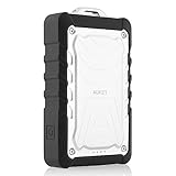 AUKEY Power Bank Externe Batterie 7500mAh Waterproof mit LED Taschenlampe Externer Akku Pack Charger Tragbare Batterie hree Proofings Portable PowerBank Ladegerät für iPhone iPad iPod Tablets Smartphone Handy MP3 MP4 PSP Gopro GPS 5V 1A / 2.1A Output